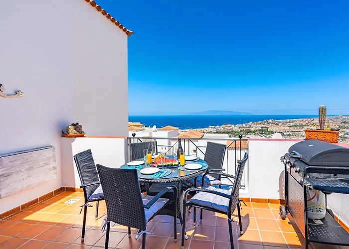 Bellarosa Sunset Ocean View In Costa Adeje With Airco, Garage